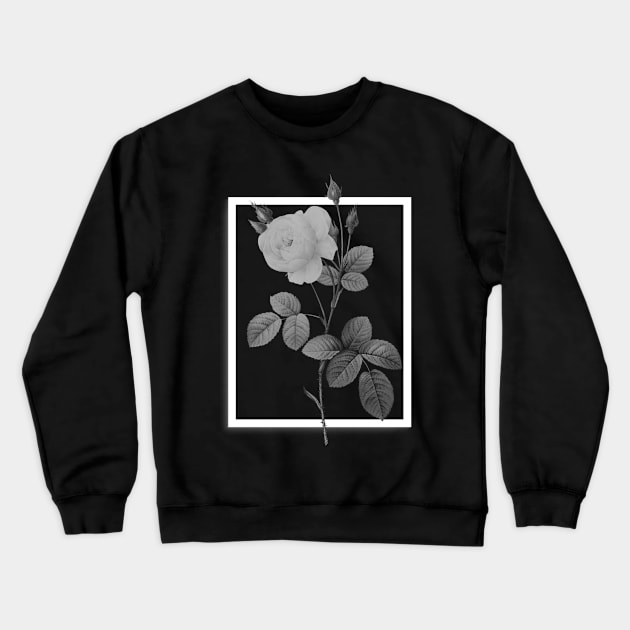 Mysterious rose Crewneck Sweatshirt by Bleubruise